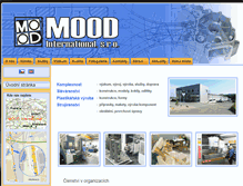 Tablet Screenshot of moodinternational.cz
